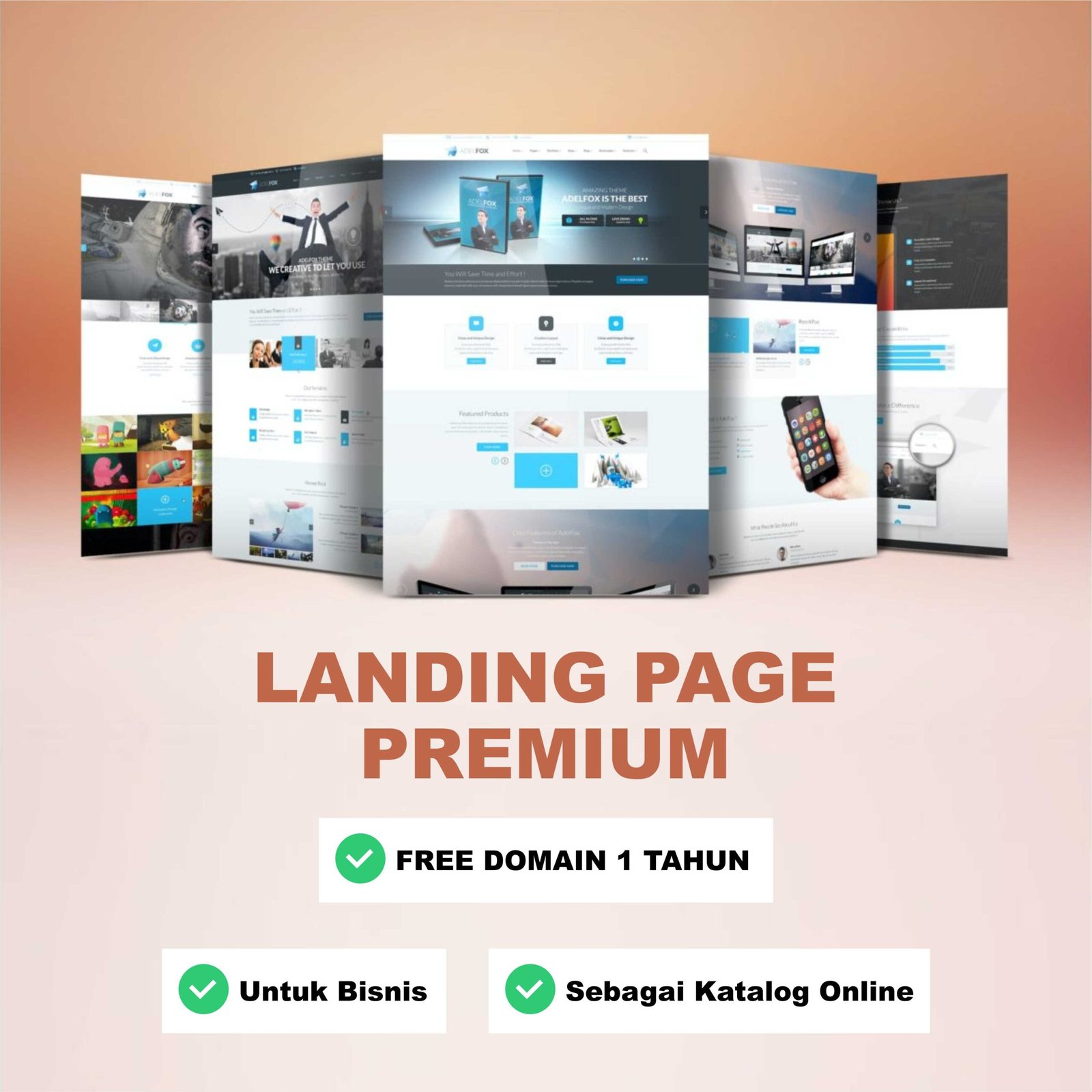 Jasa Pembuatan Biolink dan Landing Page Premium