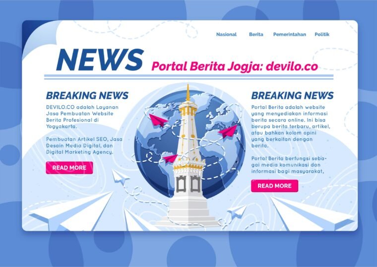 Jasa Pembuatan Website Portal Berita di Jogja