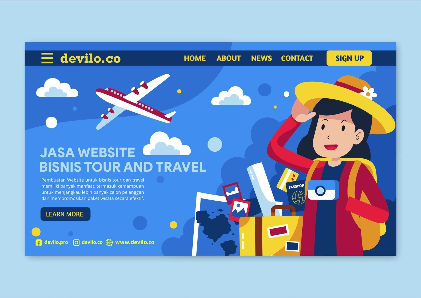 Jasa Website untuk Bisnis Tour and Travel di Jogja